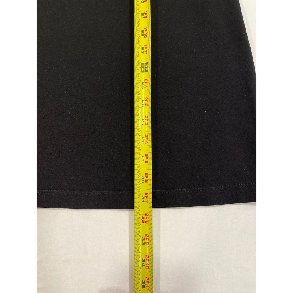 Tuckernuck Gold Button Mock Neck Dress Womens Small Black Mini Shift | Preppy - Picture 8 of 8